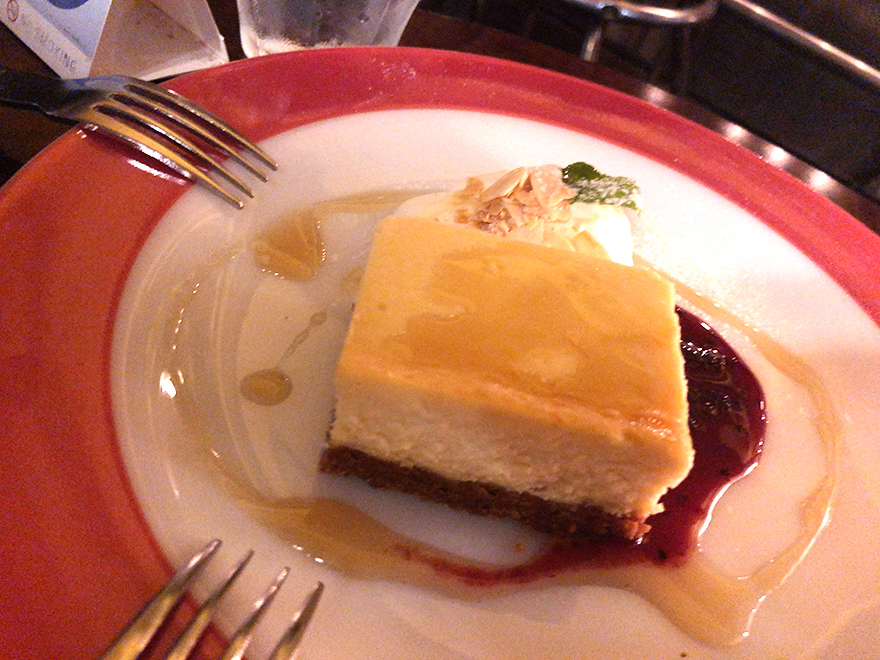 ファイアーキングカフェ チーズケーキ